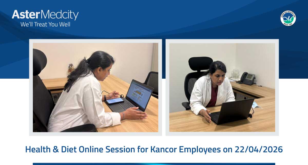 Health & Diet Online Session for Kancor Employees.