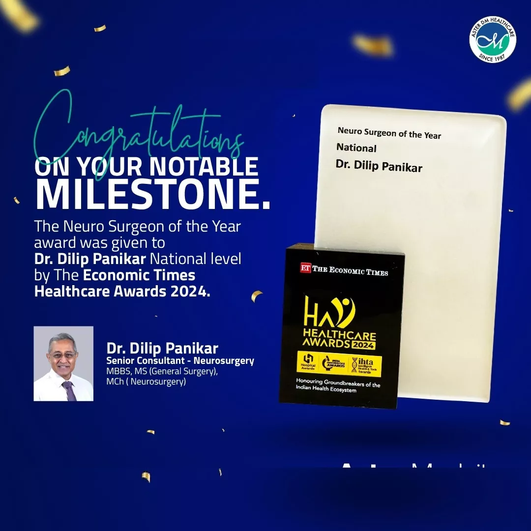 'Neuro Surgeon of the Year' - Dr. Dilip Panikar