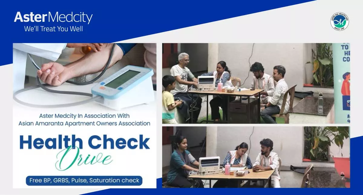 Health Check Drive Conducted at Asian Amaranta Apartment, Edappally