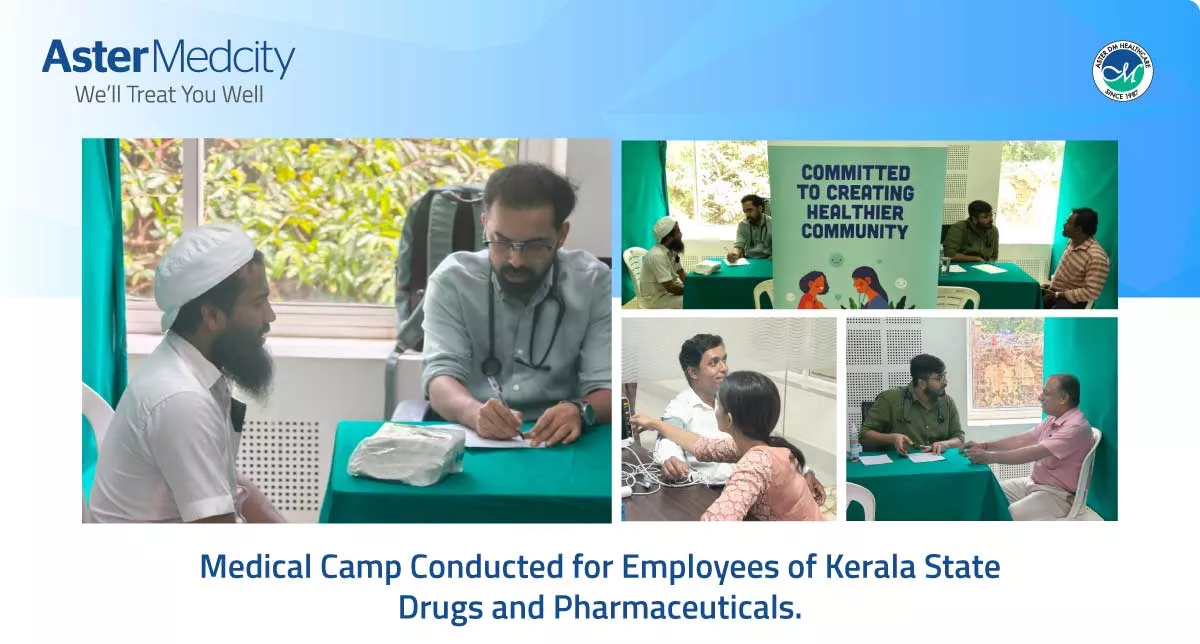 Medical Camp Conducted for Employees of Kerala State Drugs and Pharmaceuticals.